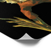 Danger Frog Dont Ever Put Me In A Situation Retro  ポスター (角)