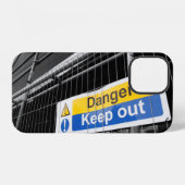 Danger Keep Out サイン Case-Mate iPhone カバー (裏面横)