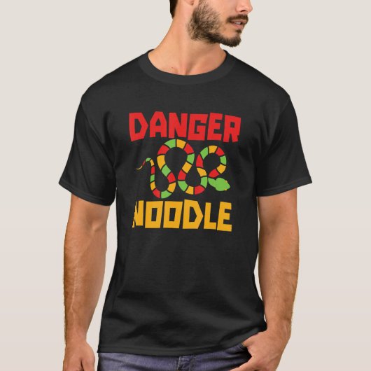Danger Noodle For Snake Tシャツ (正面)