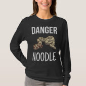 Danger Noodle Herpetologist Ophidian Snake Tシャツ (正面)
