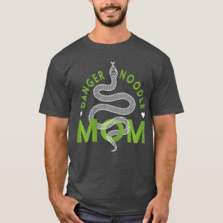 Danger Noodle Mom Herpetology Reptile Mother Snake Tシャツ