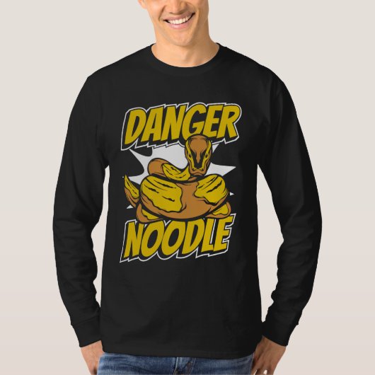 Danger Noodle Snake Owner Snake  Banana Ball Pytho Tシャツ (正面)