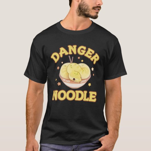 Danger Noodle Snake   Snakes Meme Ball Python Tシャツ (正面)