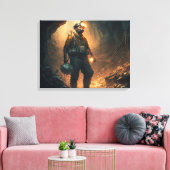 Dangerous Mines キャンバスプリント (インサイチュ (リビング))