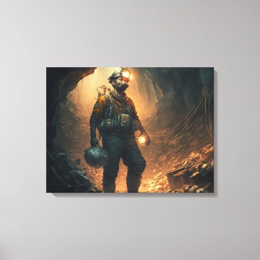 Dangerous Mines キャンバスプリント (正面)