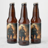 Dangerous Mines ビールラベル (ボトル)