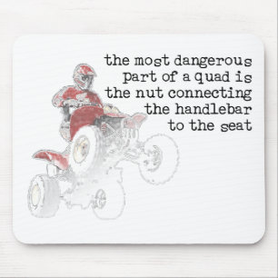 Dangerous Nut Quad ATV Off-Road Mousepad Mouse Pad マウスパッド