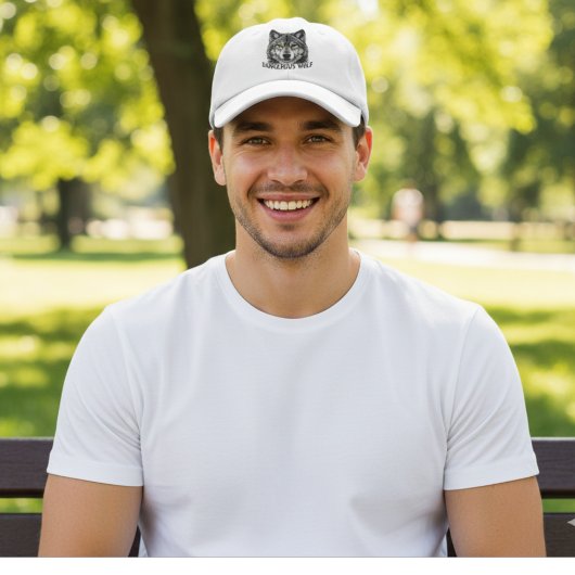 Dangerous Wolf Hat – Bold Wild Wolf Design Cap キャップ