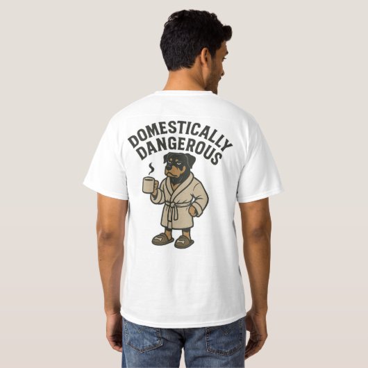 dangerously domesticated  tシャツ (裏面フル)