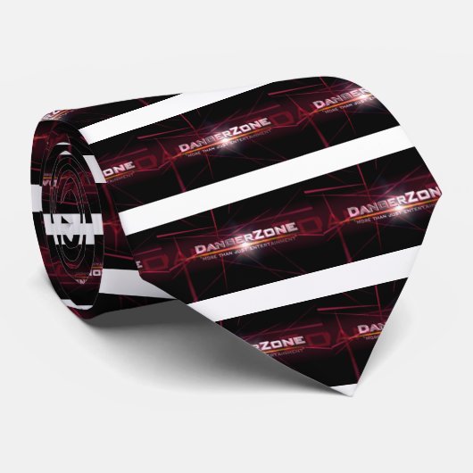 DangerZoneのロゴのタイ ネクタイ (ロール)