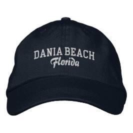 Dania Beach Florida Embroidered Baseball Hat 刺繍入りキャップ