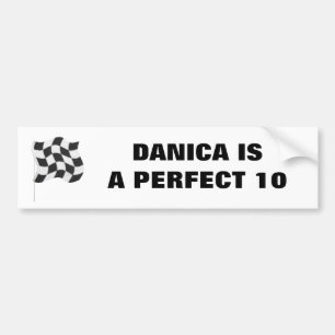 DANICAは完全な10です バンパーステッカー