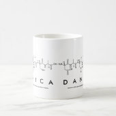 Danicaペプチド名mug コーヒーマグカップ (中央)