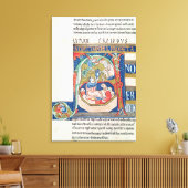 Danielを描いた歴史あるイニシャル「A」 キャンバスプリント (インサイチュ (リビング))