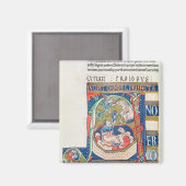 Danielを描いた歴史あるイニシャル「A」 マグネット (正面/裏面)