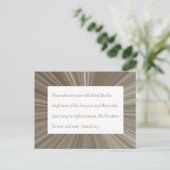 Daniel 12:3聖なる書物、 経典はがき ポストカード (スタンド正面)