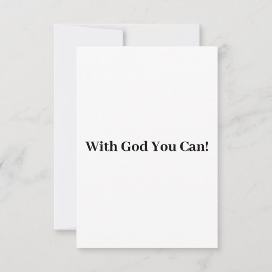 Daniel 6:25 KJVバイブル聖句Pic Flat Greeting カード (裏面)