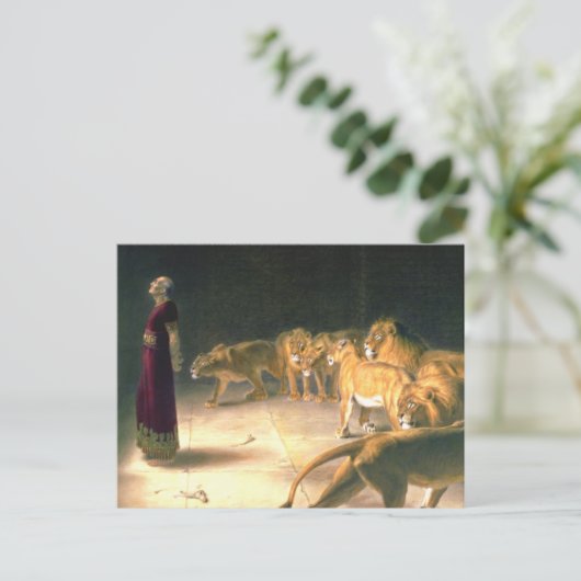 Daniel Answer To King In Lions Den Briton Riviere ポストカード (スタンド正面)