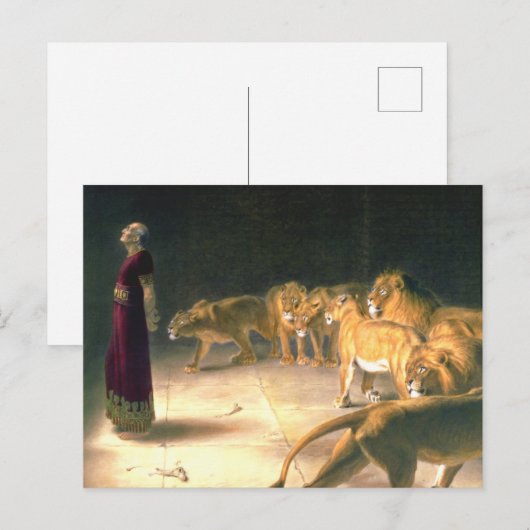 Daniel Answer To King In Lions Den Briton Riviere ポストカード (正面/裏面)