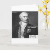 Daniel Bernoulli True Physics引用文ギフト&カード カード (黄色い花)