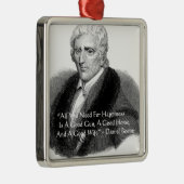 Daniel Booneユーモア引用文ギフトティースカードなど メタルオーナメント (右)