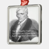 Daniel Booneユーモア引用文ギフトティースカードなど メタルオーナメント (左)