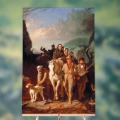 Daniel Boone escorting settlers  アクリルサイン (ニュートラル)