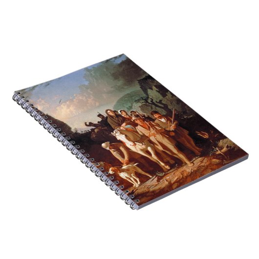 Daniel Boone escorting settlers  ノートブック (右側)