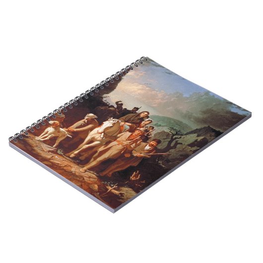 Daniel Boone escorting settlers  ノートブック (左側)