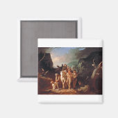 Daniel Boone escorting settlers  マグネット (正面/裏面)