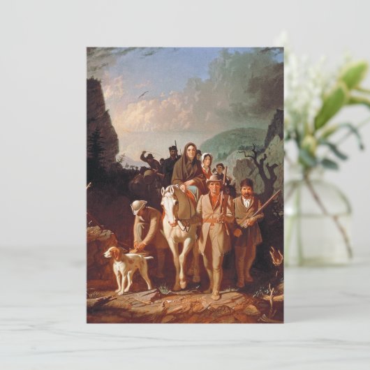 Daniel Boone escorting settlers 招待状 (スタンド正面)