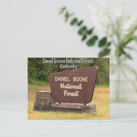 Daniel Boone National Forest Kentucky ポストカード (スタンド正面)