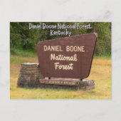 Daniel Boone National Forest Kentucky ポストカード (正面)