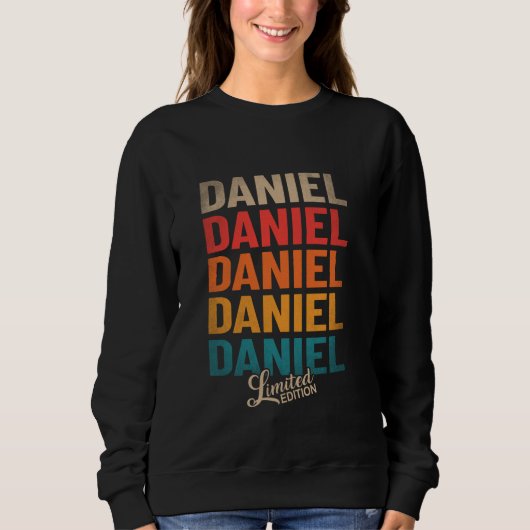 Daniel First Name -ヴィンテージDaniel Limited Edition スウェットシャツ (正面)