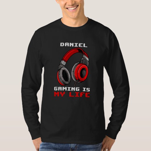 Daniel Gamingは私の人生パーソナライズされた Tシャツ (正面)