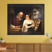 Daniel Huntingtonによる哲学とクリスチャン・アート キャンバスプリント (インサイチュ (リビング))