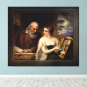 Daniel Huntingtonによる哲学とクリスチャン・アート キャンバスプリント (インサイチュ (ウッドフロア))