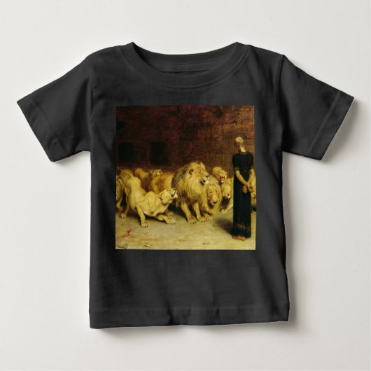 Daniel in the Lions' Den, 1872 by Briton Riviere ベビーTシャツ (正面)