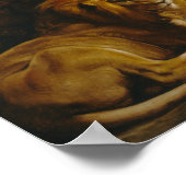 Daniel in the Lion's Den by Rubens – ポスター (角)