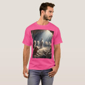 Daniel In The Lions Den Christian Faith Gods Mirac Tシャツ (正面フル)
