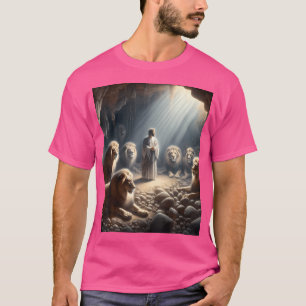Daniel In The Lions Den Christian Faith Gods Mirac Tシャツ