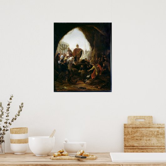 Daniel Killing the Dragon of Baal ポスター (キッチン)