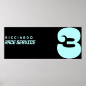 Daniel Ricciardo All Good All Ways SeaooamPurpl ポスター (正面)