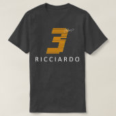 Daniel Ricciardo Graphic Dark Tシャツ (デザイン正面)