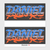 Daniel Vorname Name Graffiti Aufkleber Sticker シール (シート)