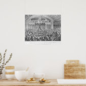 Daniel Websterが州に対処統一されたする ポスター (キッチン)