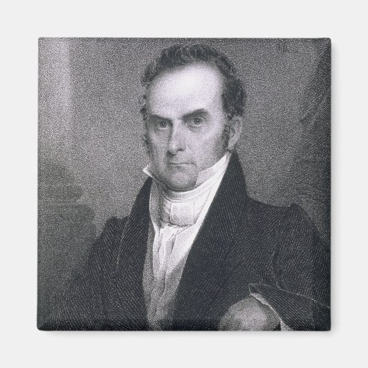 Daniel Webster (1782-1852) (版木、銅版、版画) マグネット (正面)