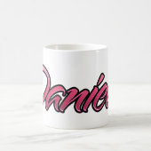 Daniela faded pink Tasse Teetasse Kaffeetasse コーヒーマグカップ (中央)