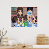 Daniela & Miva ポスター (キッチン)