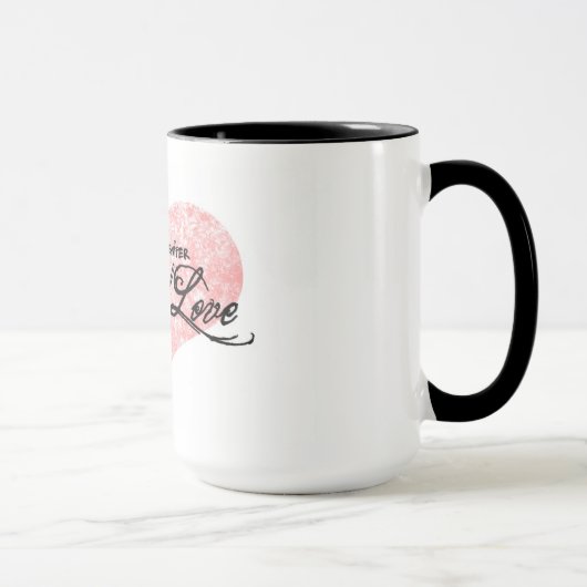 Danielleおよびジェニファー根本的な愛コーヒー・マグ2 マグカップ (右)